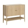 Rushworth Oak Small Sideboard with 2 Doors