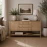 Rushworth Oak Large Sideboard with 3 Drawers Rushworth Oak Large Sideboard with 3 Drawers