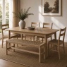 Rushworth Oak 110cm Dining Bench Rushworth Oak 110cm Dining Bench