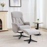 Lauren Swivel Recliner Chair & Stool Lauren Swivel Recliner Chair & Stool