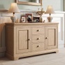 Bideford Oak 2 Door 3 Drawer Sideboard Bideford Oak 2 Door 3 Drawer Sideboard