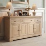 Bideford Oak 4 Door 3 Drawer Sideboard Bideford Oak 4 Door 3 Drawer Sideboard