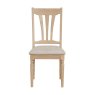 Bideford Oak Flute Back Dining Chair Bideford Oak Flute Back Dining Chair