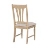 Bideford Oak Flute Back Dining Chair Bideford Oak Flute Back Dining Chair