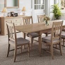 Bideford Oak Flute Back Dining Chair Bideford Oak Flute Back Dining Chair