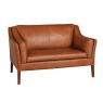Morven Compact 2 Seater Sofa in Leather Morven Compact 2 Seater Sofa in Leather