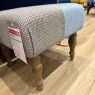 Showroom Clearance: Harlequin Rainbow Footstool Showroom Clearance: Harlequin Rainbow Footstool
