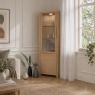 Bergen Oak Corner Display Unit Bergen Oak Corner Display Unit