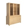 Bergen Oak Large Display Top Unit & 3 Door Sideboard Bergen Oak Large Display Top Unit & 3 Door Sideboard