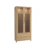 Bergen Oak Tall Display Unit Bergen Oak Tall Display Unit
