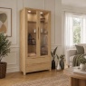 Bergen Oak Tall Display Unit Bergen Oak Tall Display Unit