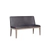 Fletcher Short Bench in Dark Grey Fletcher Short Bench in Dark Grey