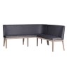 Fletcher Corner Bench in Dark Grey Fletcher Corner Bench in Dark Grey