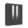 Amesbury 4 Door Wardrobe with Mirrors Amesbury 4 Door Wardrobe with Mirrors