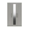 Amesbury Tall 3 Door Wardrobe with Mirror Amesbury Tall 3 Door Wardrobe with Mirror