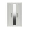 Amesbury Tall 3 Door Wardrobe with Mirror Amesbury Tall 3 Door Wardrobe with Mirror