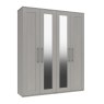 Amesbury Tall 4 Door Wardrobe with 2 Mirrors Amesbury Tall 4 Door Wardrobe with 2 Mirrors