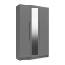 Somerton Tall 3 Door Wardrobe with Mirror Somerton Tall 3 Door Wardrobe with Mirror