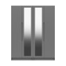 Somerton Tall 4 Door Wardrobe with Mirrors Somerton Tall 4 Door Wardrobe with Mirrors