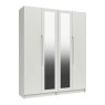 Somerton Tall 4 Door Wardrobe with Mirrors Somerton Tall 4 Door Wardrobe with Mirrors