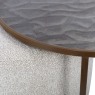 Driftwood Ripple Coffee Table with Nesting Pouffe Driftwood Ripple Coffee Table with Nesting Pouffe