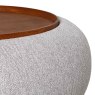 Gensen Large Ottoman in Oatmeal Chenille Gensen Large Ottoman in Oatmeal Chenille
