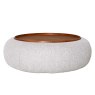Gensen Large Ottoman in Oatmeal Chenille Gensen Large Ottoman in Oatmeal Chenille