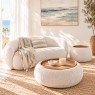 Gensen Small Ottoman in Oatmeal Chenille Gensen Small Ottoman in Oatmeal Chenille