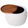 Gensen Small Ottoman in Oatmeal Chenille Gensen Small Ottoman in Oatmeal Chenille