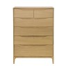 Ercol Rimini 6 Drawer Tall Wide Chest Ercol Rimini 6 Drawer Tall Wide Chest