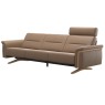Stressless Stella 3 Seater Sofa with Wood Arm Stressless Stella 3 Seater Sofa with Wood Arm