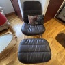 Showroom Clearance: Vincent Casual Chair & Footstool in Old West Showroom Clearance: Vincent Casual Chair & Footstool in Old West