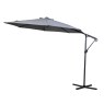 Villerio 3m Cantilever Parasol in Grey Villerio 3m Cantilever Parasol in Grey