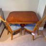 Showroom Clearance: Bradley Yew 967 Dining Table & 4x 968 Dining Chairs Showroom Clearance: Bradley Yew 967 Dining Table & 4x 968 Dining Chairs