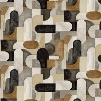 Geo Clay Print Fabric