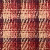 Harris Tweed Cameron Check Crimson