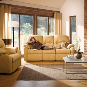 G Plan Mistral 3 Seater Sofa with Left or Right Recliner-6394