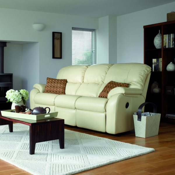 G Plan Mistral Leather 3 Seater Sofa