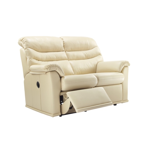 G Plan Malvern Leather 2 Seater Recliner Sofa