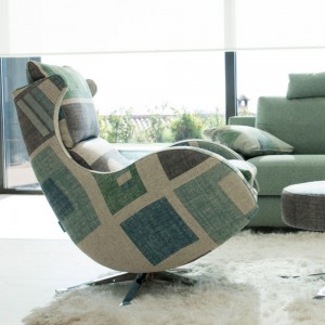 Lenny Chair in fabric