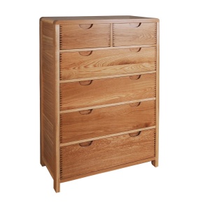 Ercol Bosco 1363 6 Drawer Tall Wide Chest-0