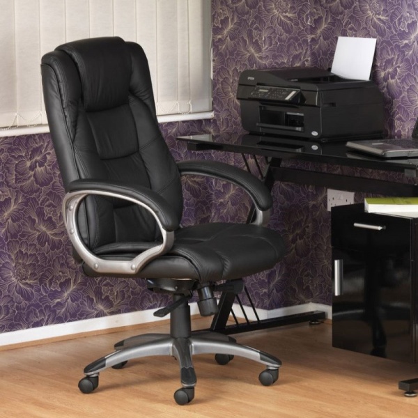 Norland Office Chair in black in room setting