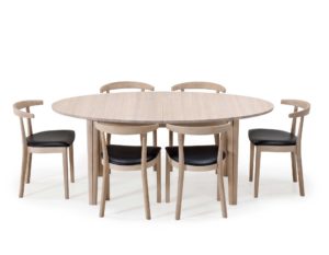 Skovby SM78 Dining Table with SM52 Dining Chairs