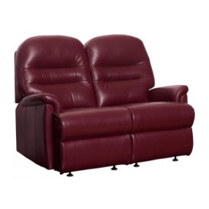 Keswick Standard Fixed 2 Seater Sofa in leather-0