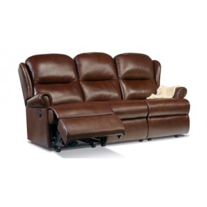 Madrid Standard Electric Reclining 3 Seater Sofa in leather-0