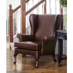 Parker Knoll Penshurst Wing Chair in leather-0