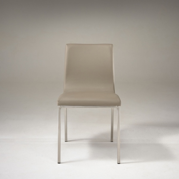 Audrey Dining Chair in Taupe front