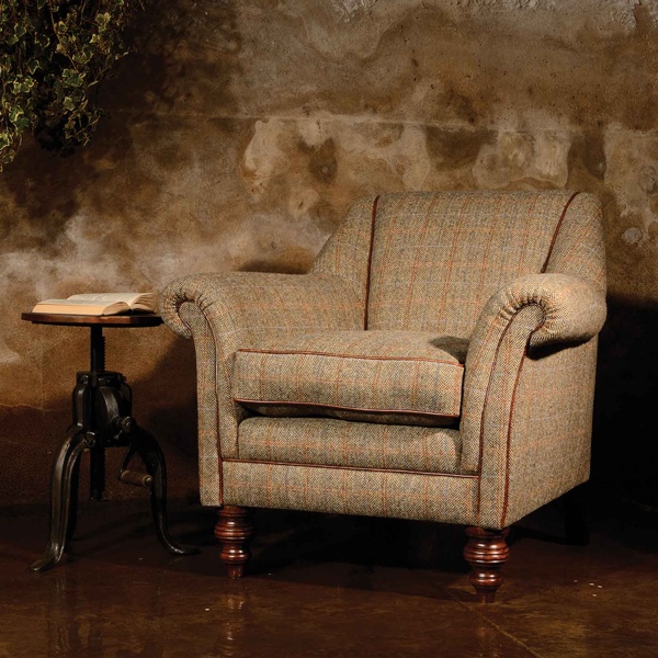 Tetrad Harris Tweed Dalmore Accent Chair (option A)