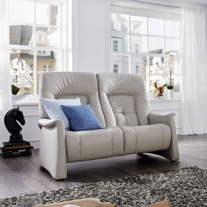 Himolla Themse 2 Seater Manual Recliner Sofa in leather-0