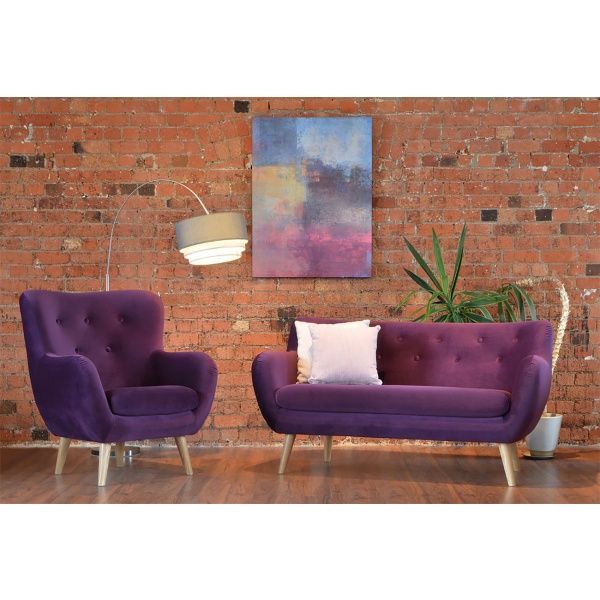 Jasper Medium Sofa in Plush Velvet-59977
